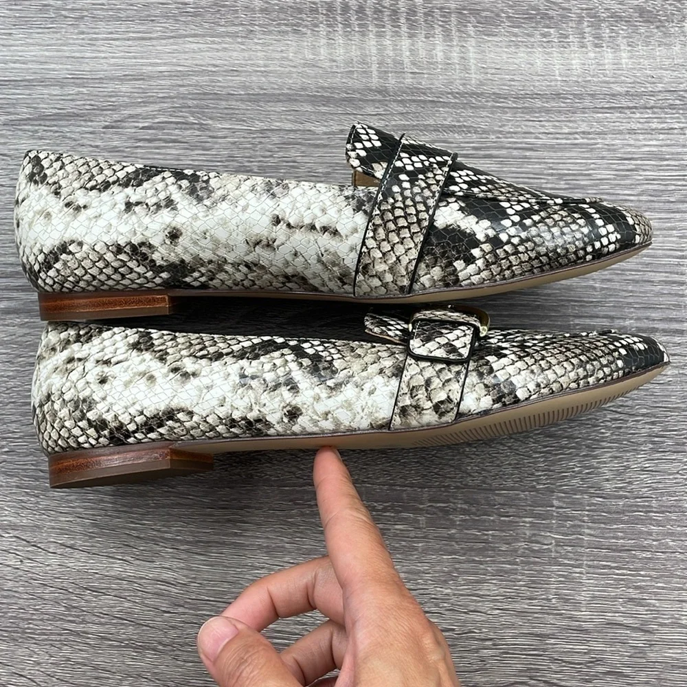 NEW! Talbots Ryan D-Ring Loafers Embossed. 8.5M. - Picture 12 of 15